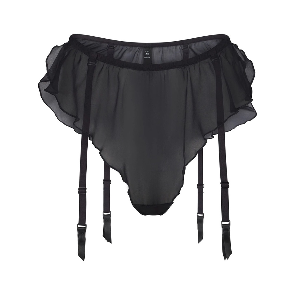 SKIMS Romance Chiffon Garter Bikini BRAND NEW WITH TAGS